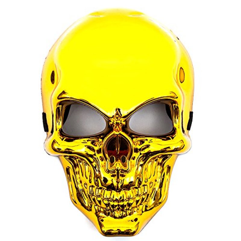 Totenkopf Maske Gold Skelett Mask, 4,90 €, Trend And Stylez - Ih