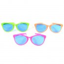 3x Riesen Sonnenbrille 25,5 x 9cm Pink Orange Grn Lila 