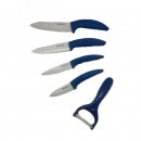 5tlg. Keramik Messer Set, Allzweckmesser,  Schlmesser,...