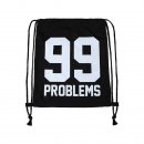 99 Problems Schwarz Turnbeutel Tasche Jutebeutel...