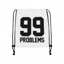 99 Problems Weiss Turnbeutel Tasche Jutebeutel...