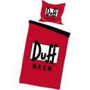 Duff Beer Bettwsche The Simpsons 135x200, 80x80