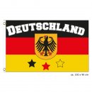 Fahne Flagge Deutschland schwarz/rot/gold 90 x 150cm