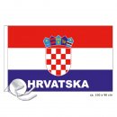 Fahne Flagge Kroatien 90 x 150cm