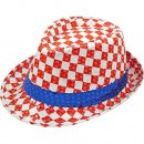 Fanartikel Pailletten Hut EM & WM Trilby Hut 7 Lnder Kroatien