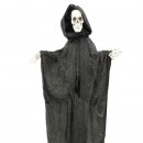 Geist TOD Figur XXL 240cm mit LED Augen, Halloween Horror