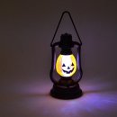 LED Krbiskopf Laterne mit Geruschen Krbis ca.18cm