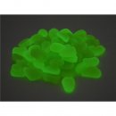 Leuchtsteine Leuchtende Deko Steine 250g ca.80 Steine Gelb/Gelb 1,5-3,0 cm