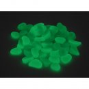 Leuchtsteine Leuchtende Deko Steine 250g ca.80 Steine Grn/Grn 1,5-3,0 cm