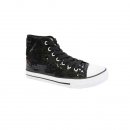 Pailletten Schuhe Schwarz 36-42