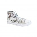 Pailletten Schuhe Silber 36-42