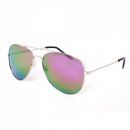 Pilotenbrille Pornobrille Bunt verspiegelt Sonnenbrille