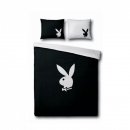 Playboy Bettwsche Classic Schwarz 135x200 + 80x80 cm...