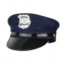Polizeimtze in dunkelblau