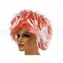 Punk Percke Karneval Fasching Rot Weiss