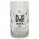Simpsons Duff Beer Bierglas 1 Liter Maßkrug 1000ml Bierkrug Wiesn Bier Glas