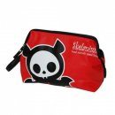 Skelanimals Kosmetiktasche DIEGO Rot Kosmetik Tasche Kulturtasche Kulturbeute...