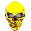 Totenkopf Maske Gold Skelett Mask