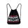 Bonjour Bitches Schwarz Turnbeutel Tasche Jutebeutel Sporttasche Gymsack Rucksack 