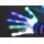 LED Knochen Handschuhe leuchtend / blinkend Gr. M