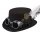 Steampunk Hut Zylinder Feder mit Brille
