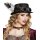 Steampunk Hut Zylinder Feder mit Brille