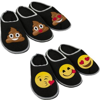 Emoji Hausschuhe / Pantoffeln Emojicon