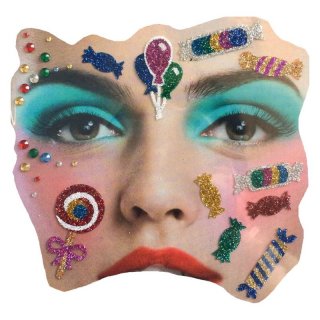 Gesichts Tattoo Face Art Candy Kamelle Halloween Karneval