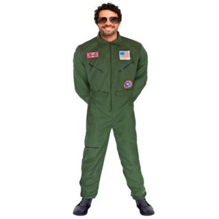 JetPilot Kostm Kampfjet Overall S - XXXL Fliegeranzug  S / M 