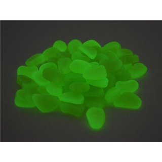 Leuchtsteine Leuchtende Deko Steine 250g ca.80 Steine Gelb/Gelb 1,5-3,0 cm