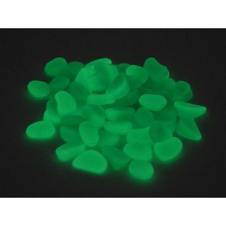 Leuchtsteine Leuchtende Deko Steine 250g ca.80 Steine Grn/Grn 1,5-3,0 cm