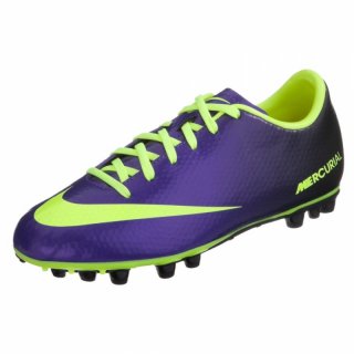 Nike JR Mercurial Victory IV 555633570 - Fussball Schuh Lila / Neon Gelb  Gre 37,5